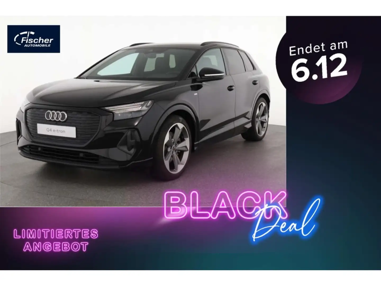 Audi Q4 e-tron 50 quattro S line LP: 71.150,- /SONOS /Lenkradheiz Schwarz - 1