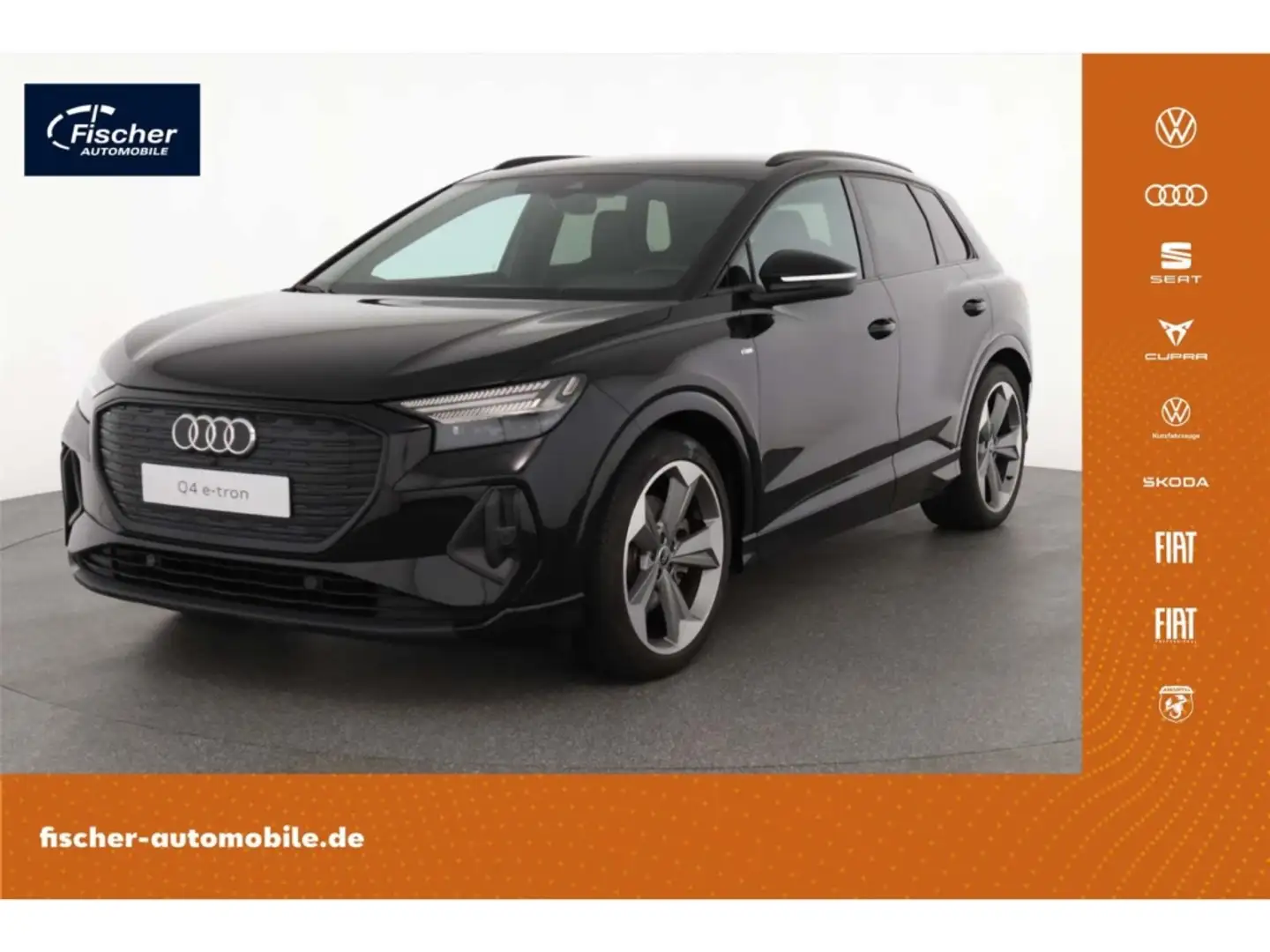 Audi Q4 e-tron 50 quattro S line Schwarz - 1