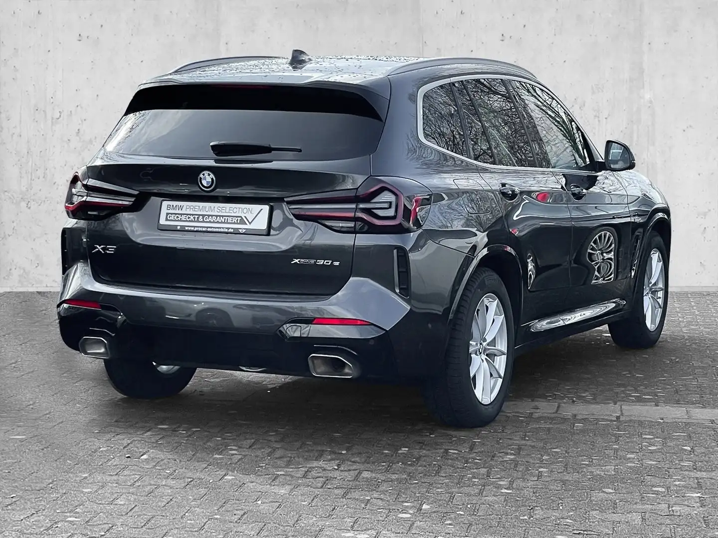 BMW X3 xDrive30e M-SPORT+HUD+PANO+AHK+KAMERA+NAVI+LED Gris - 2
