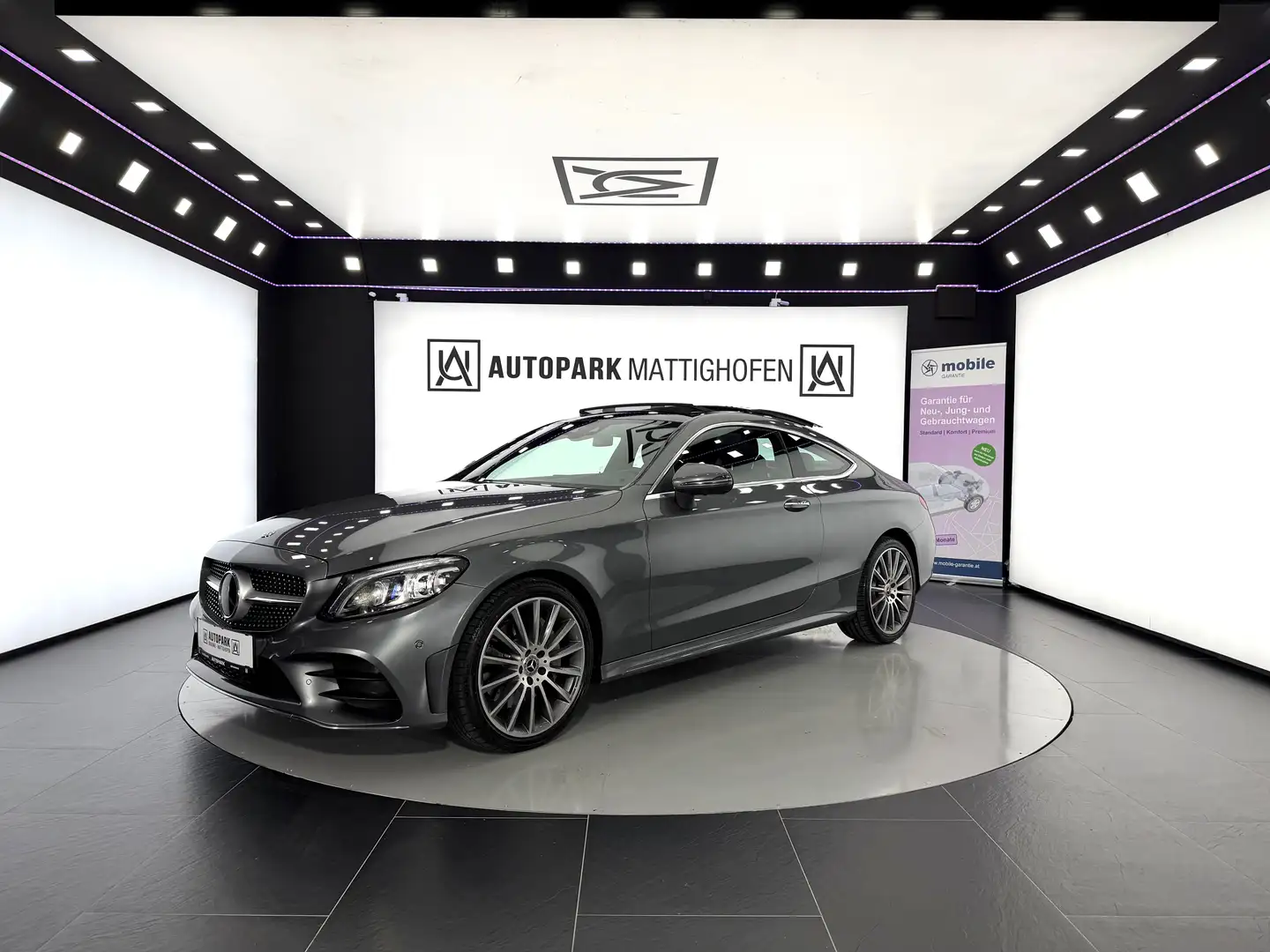 Mercedes-Benz C 300 d Coupe 4MATIC *AMG-LINE*PANO*DIGI-TACHO* Grau - 2