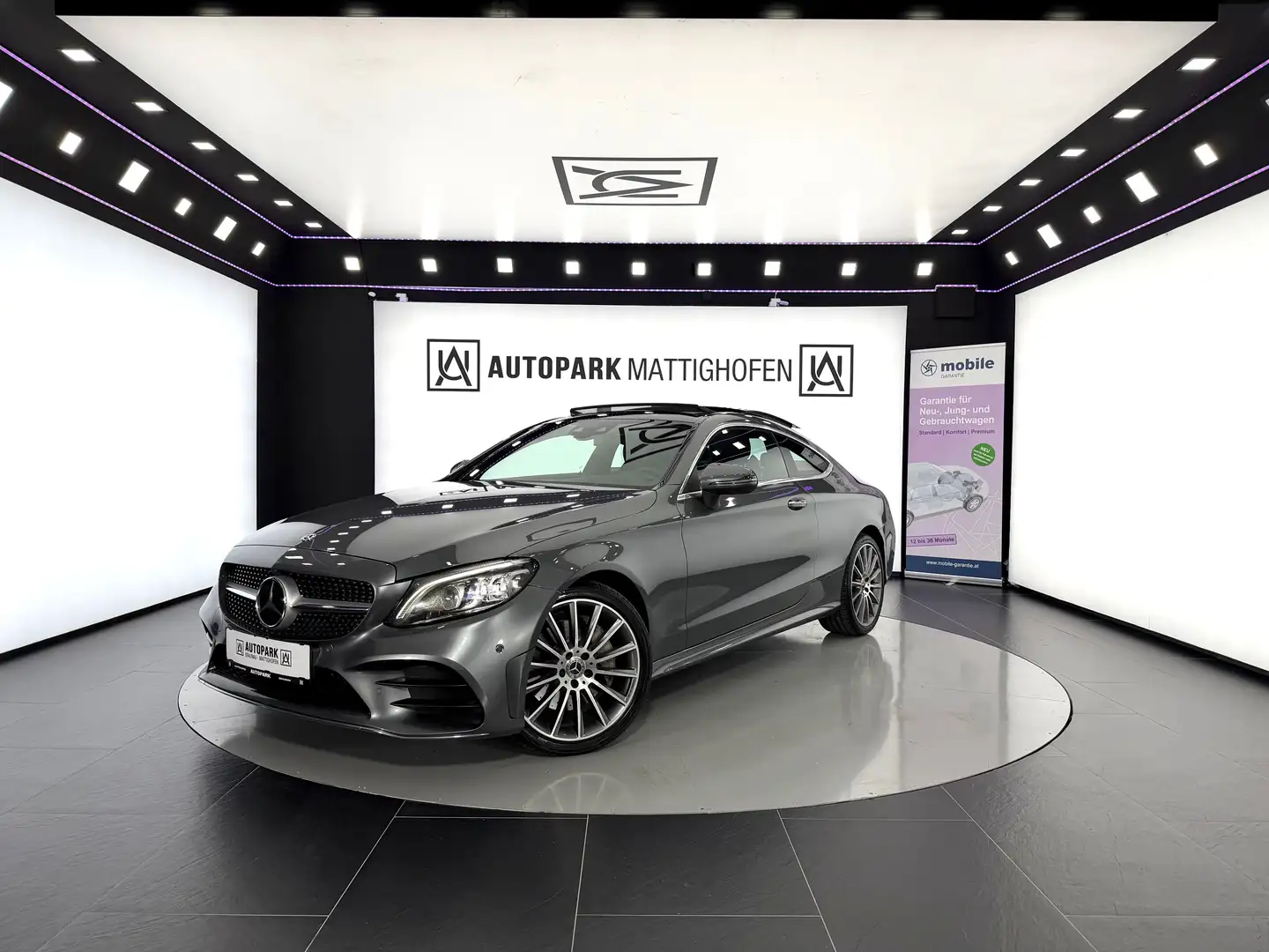 Mercedes-Benz C 300 d Coupe 4MATIC *AMG-LINE*PANO*DIGI-TACHO* Grau - 1