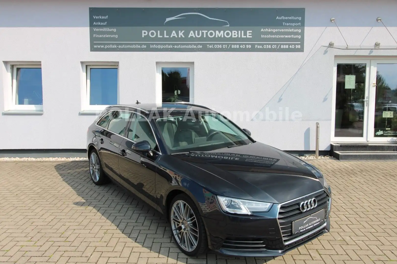 Audi A4 Avant*BIXENON*STHZ*SHZ*PDC*MFL*BC*ZV*USB*GRA* Bleu - 1
