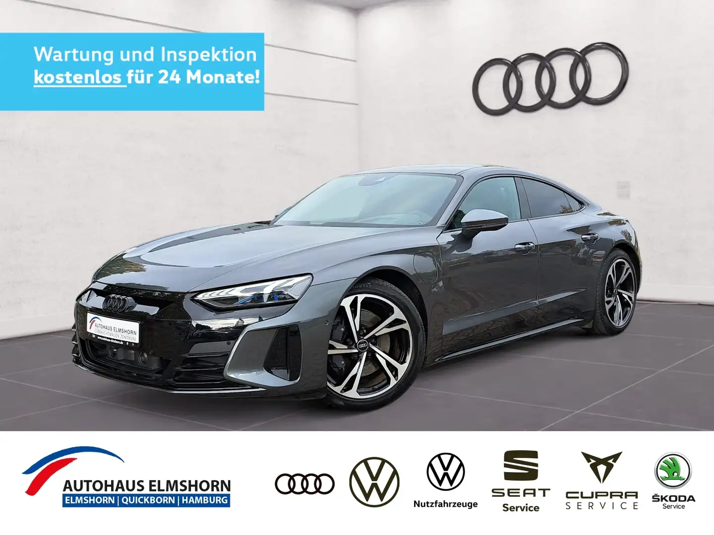 Audi e-tron GT quattro HEAD TOUR B&O 4xKAM MATRIX 20" AIR Grau - 1