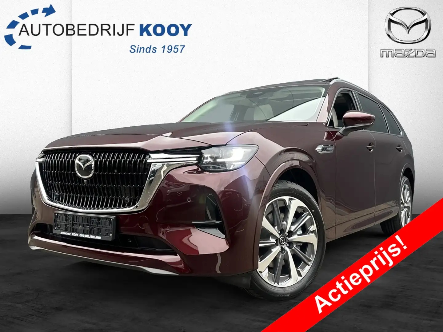 Mazda CX-80 2.5 PHEV Takumi Plus 7-Pers. Rojo - 1