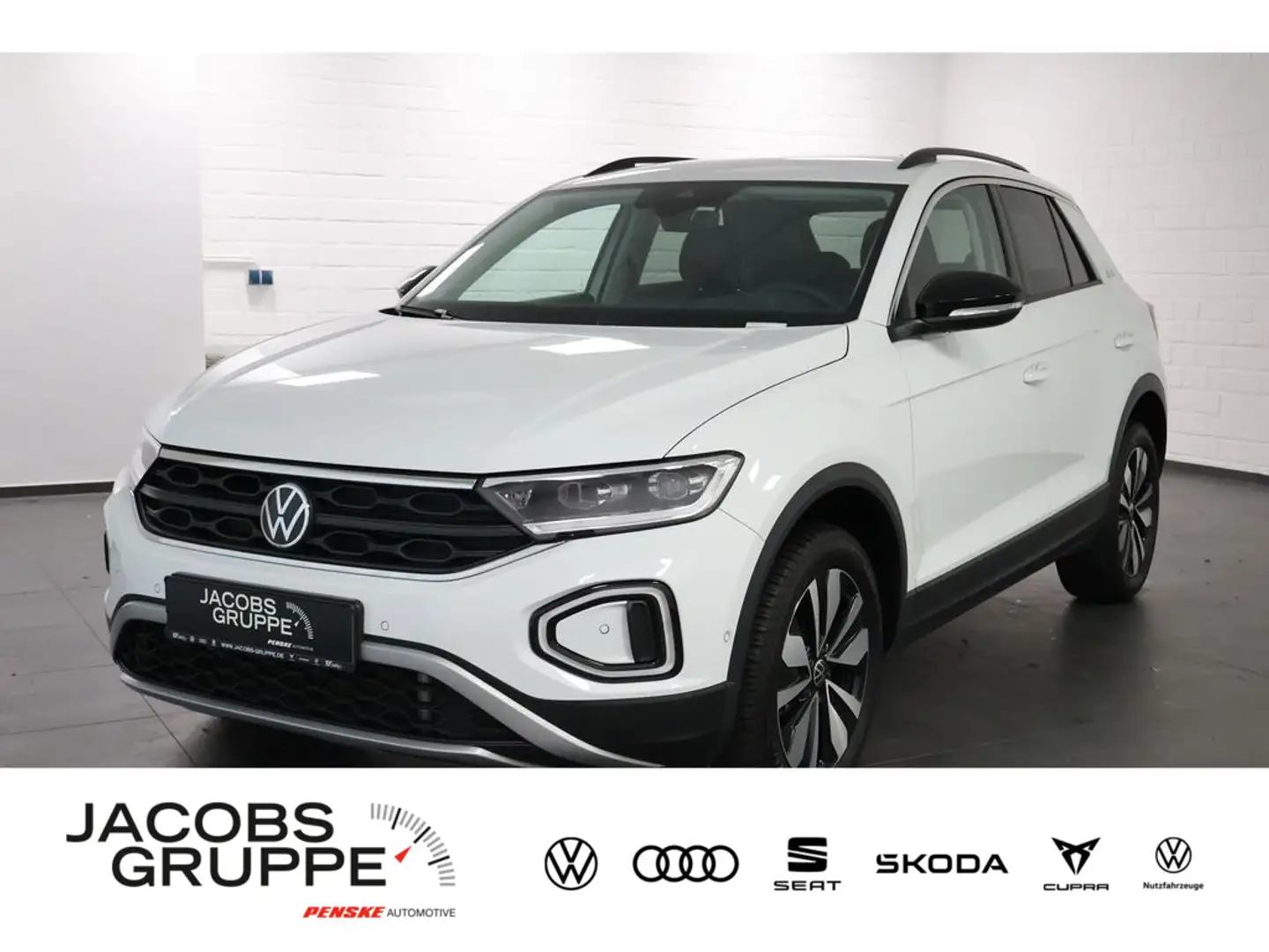 Volkswagen T-Roc 2.0 TDI Goal DSG,Navi,LED,RFK Weiß - 1