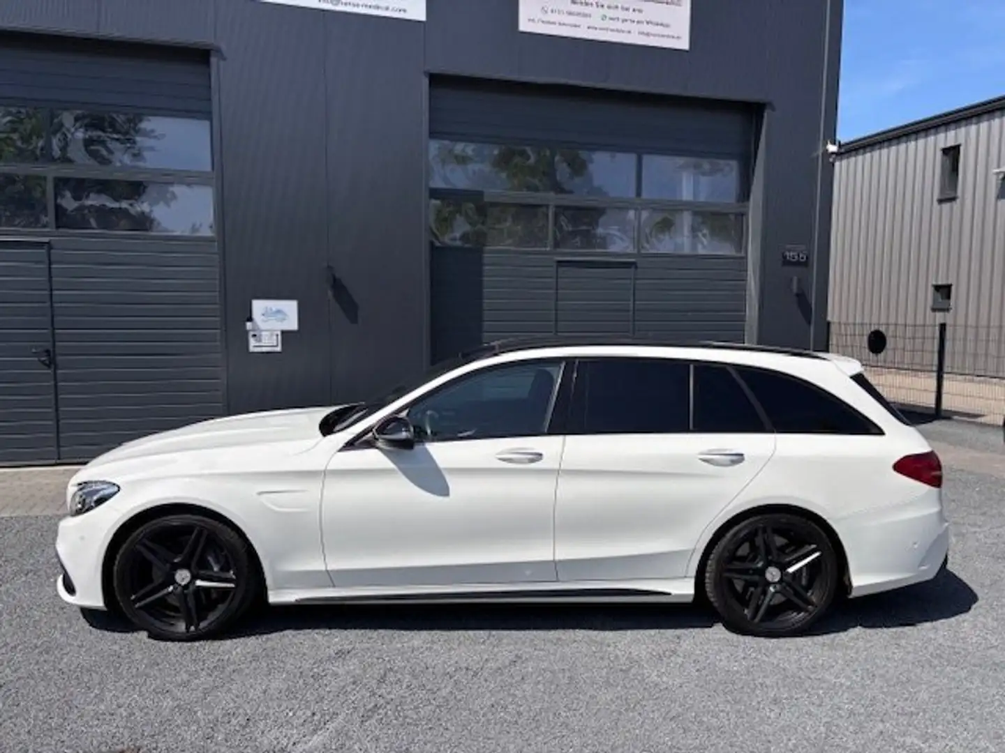 Mercedes-Benz C 63 AMG C 63 T AMG (205.286) Deutsches Fzg. Mwst, 2. Hand Blanc - 1