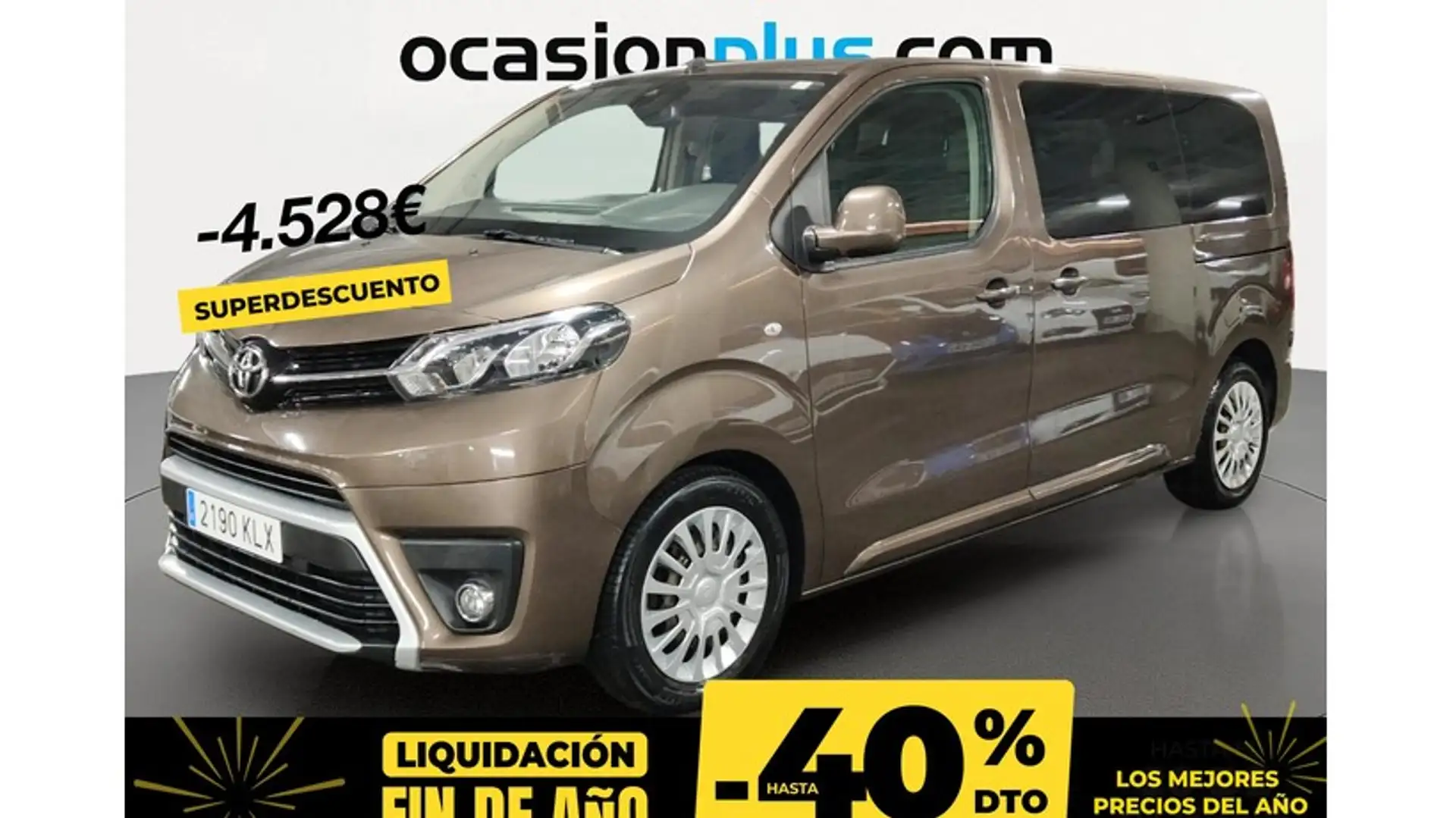 Toyota Proace Shuttle Medio 2.0D 9pl. Active+ 2PL Aut. 180 Gris - 1