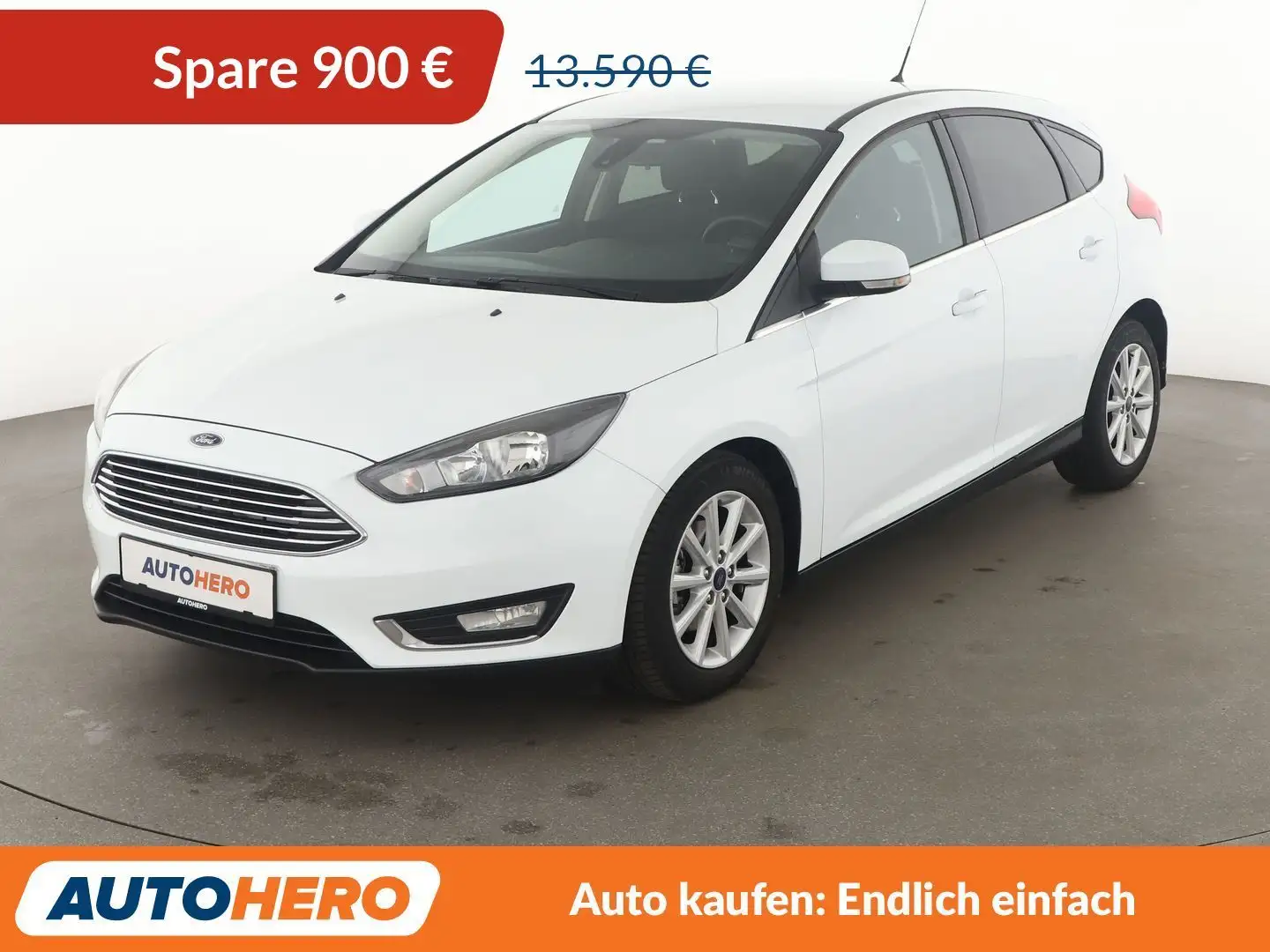 Ford Focus 1.6 Ti-VCT Titanium Aut.*TEMPO*PDC*SHZ*KLIMA* Blanc - 1
