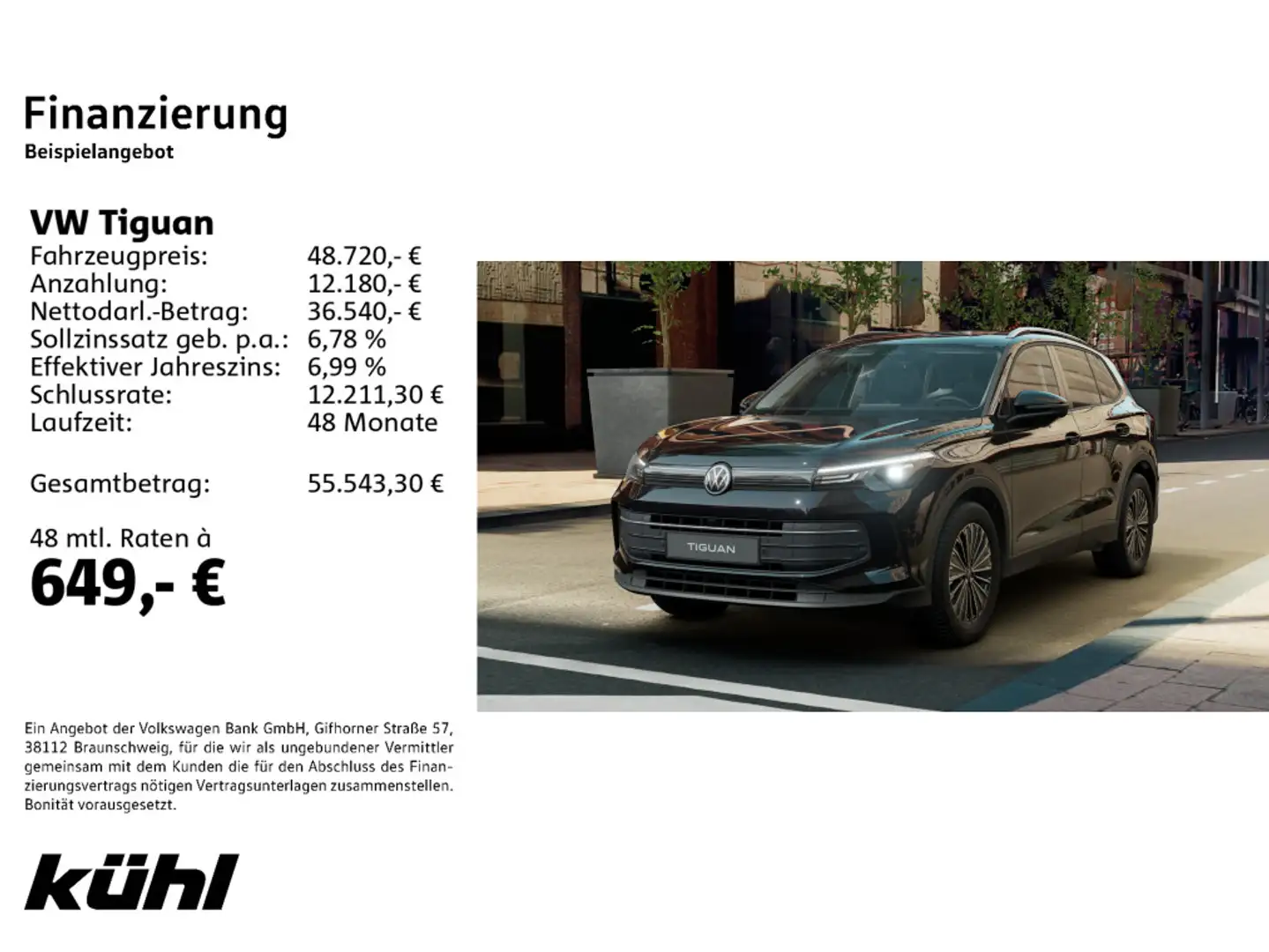 Volkswagen Tiguan 1.5 eTSI OPF DSG Energy Schwarz - 2