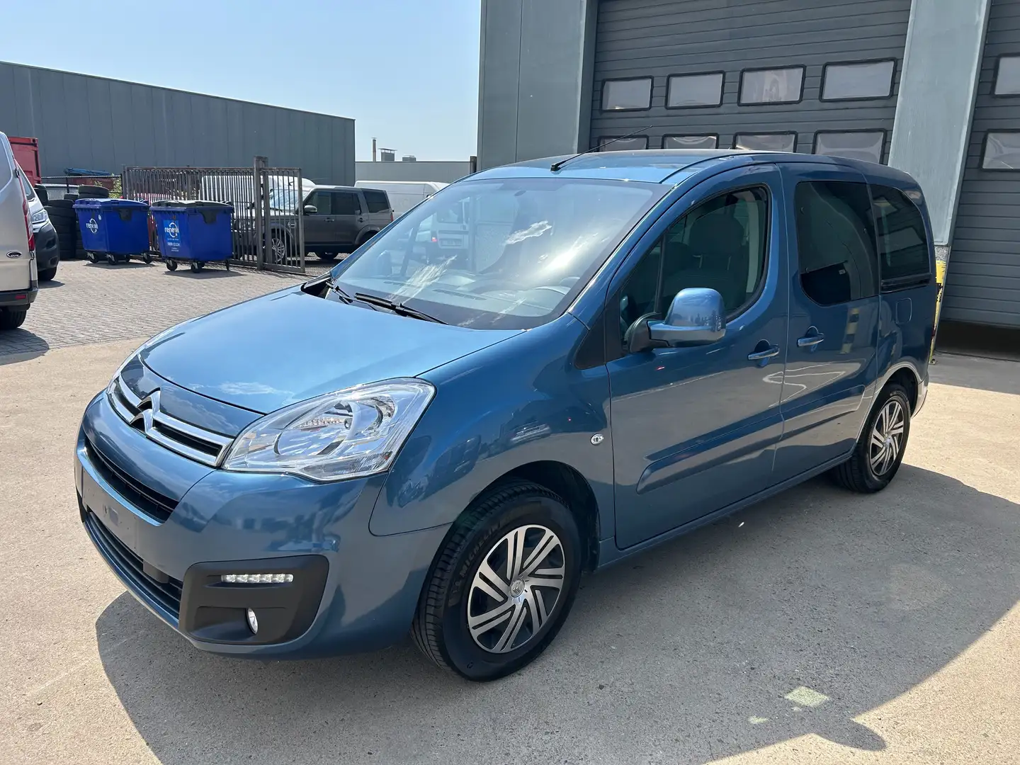 Citroen Berlingo 5ZPL DUBBELE SCHUIFDEUR PROPERE WAGEN ZIE FOTO Blauw - 1