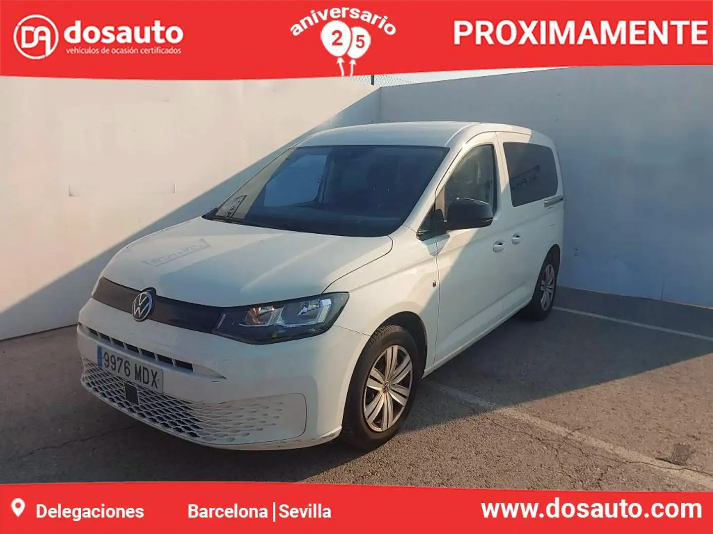 Volkswagen Caddy 2.0TDI Origin 4Motion 90KW Blanco - 1