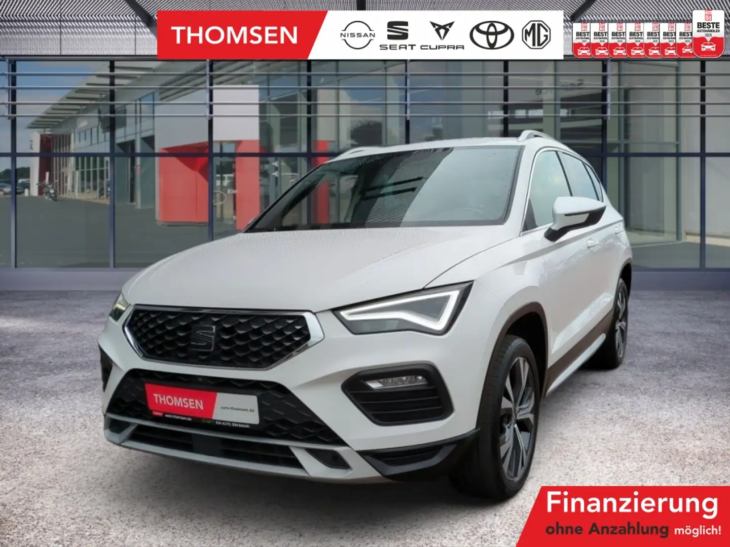SEAT Ateca 2.0 TDI Xperience AHK Navi AUT LED PDC LM Weiß - 1
