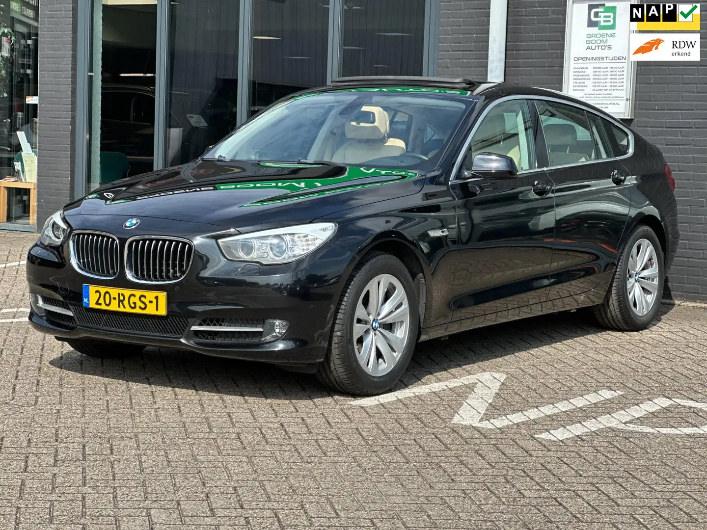 BMW 535 5-serie Gran Turismo 535i High Executive/PANO-DAK/ Zwart - 1