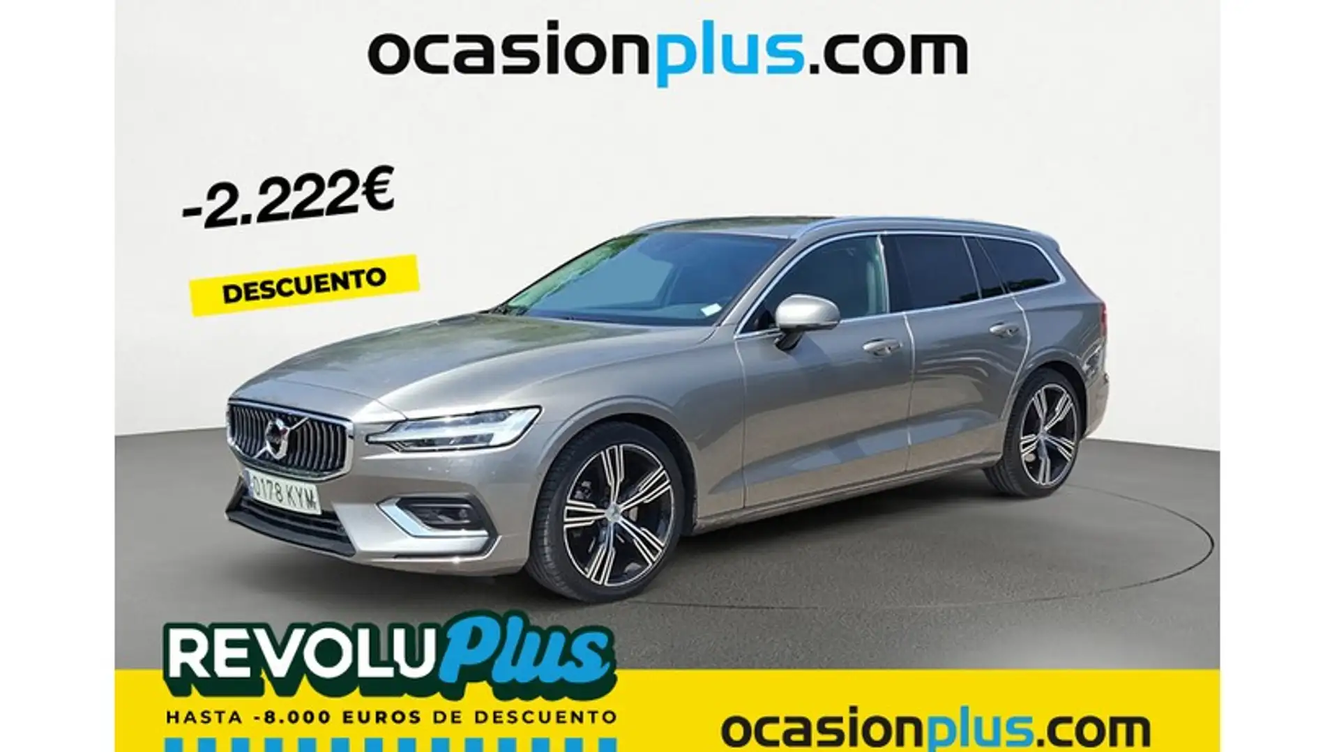 Volvo V60 D4 Inscription Aut. Gris - 1