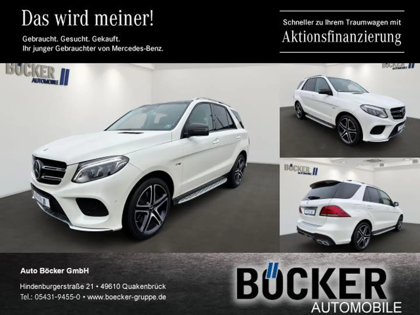 Mercedes-Benz GLE 43 AMG GLE43 AMG 4Matic AMG Line Airmatic AHK LEDER ACC Weiß - 1