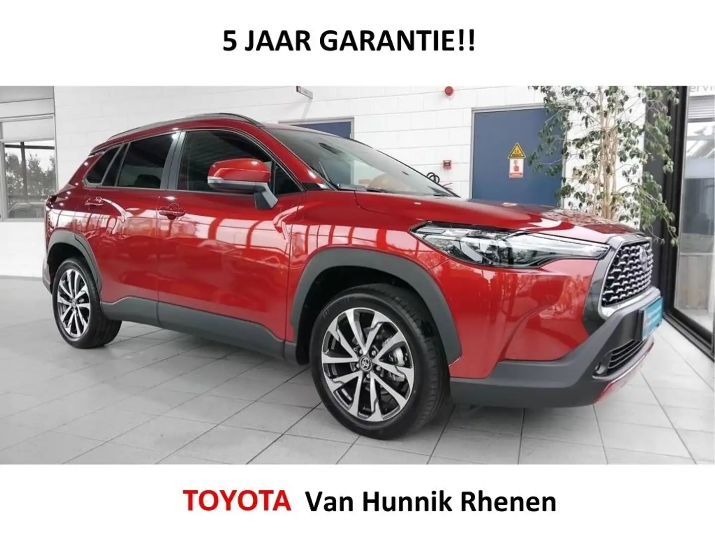 Toyota Corolla Cross 1.8 Style | Navi | Stoelverw | Dodehoek | Parksens Rood - 1