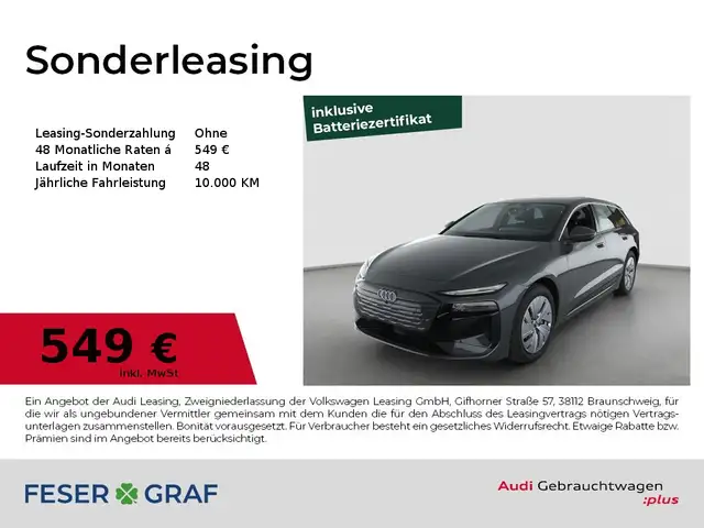 Audi A6 e-tron Avant ACC RüKa Sitzh. Wärmepumpe 19"