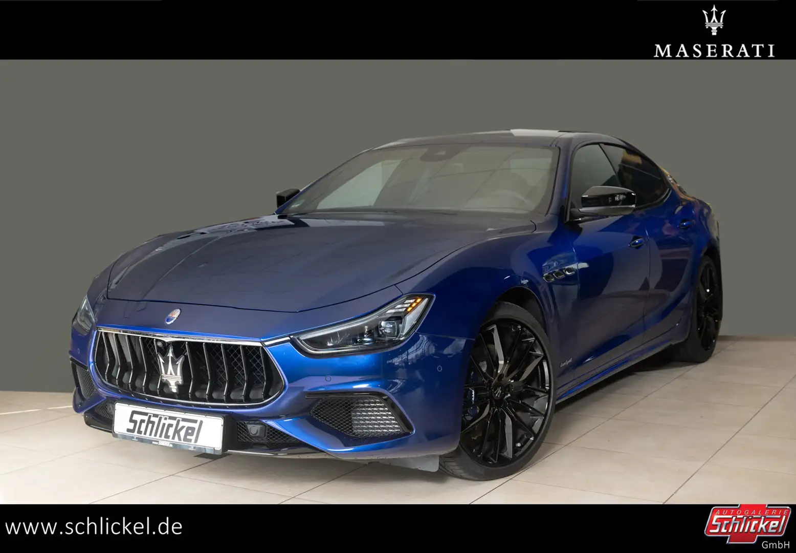 Maserati Ghibli S Q4 GranSport Navi ACC 360°-Kamera 21 Zoll Blau - 1