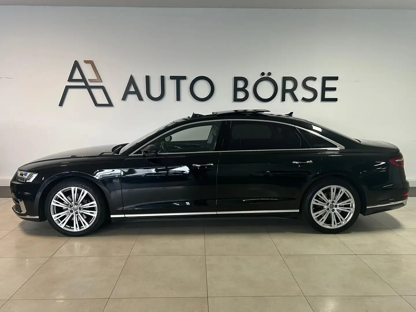 Audi A8 LANG*50 TDI*S Line*PANO*HUD*LUFT*360°STAND*TV Schwarz - 2