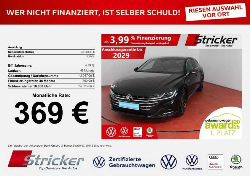 Brugt Volkswagen Arteon 2.0
