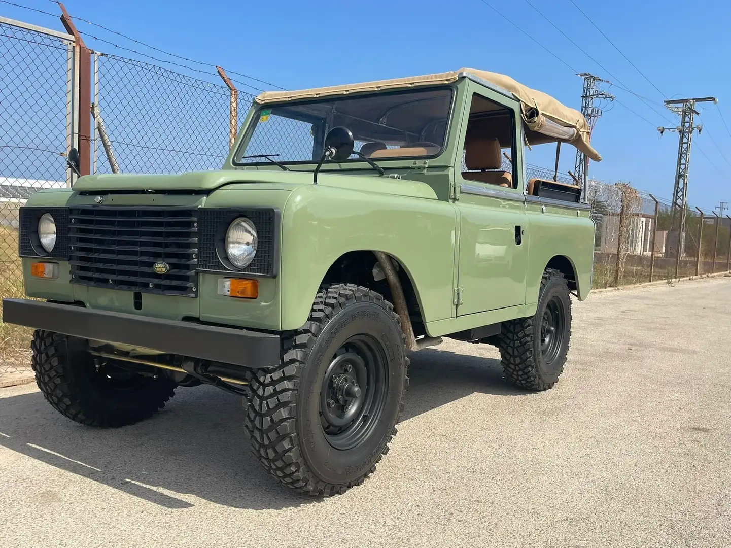 Land Rover Series Santana 88 turbo Yeşil - 2