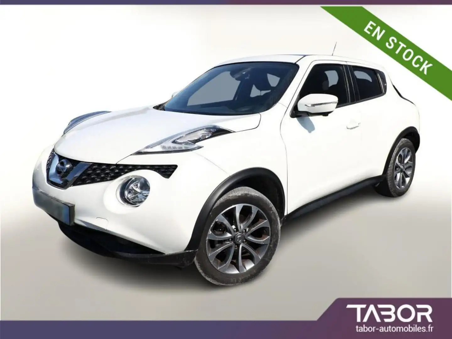 Nissan Juke 1.6 117 CVT Tekna Pano cuir GPS Blanc - 1