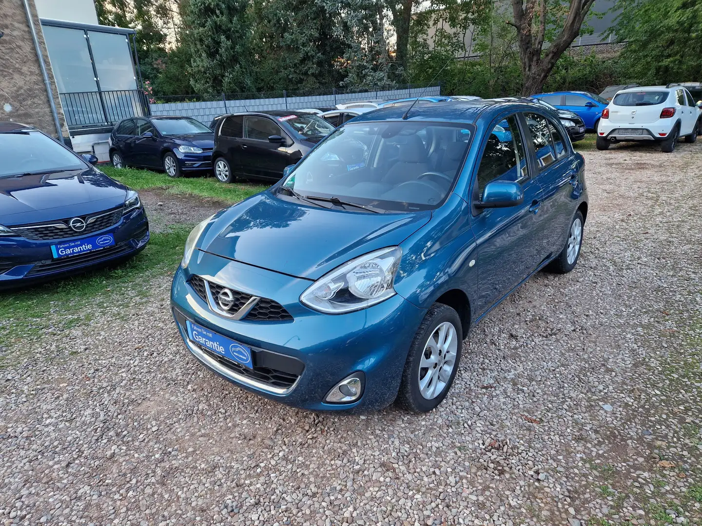 Nissan Micra 1.2 Klimatro 90Tkm ESP Tempom Scheckh Alu Blau - 1