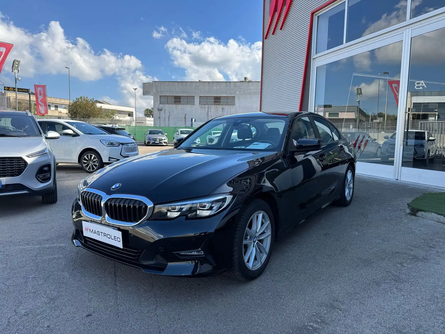 BMW 320 320d mhev 48V xdrive Business Advantage auto Grigio - 2