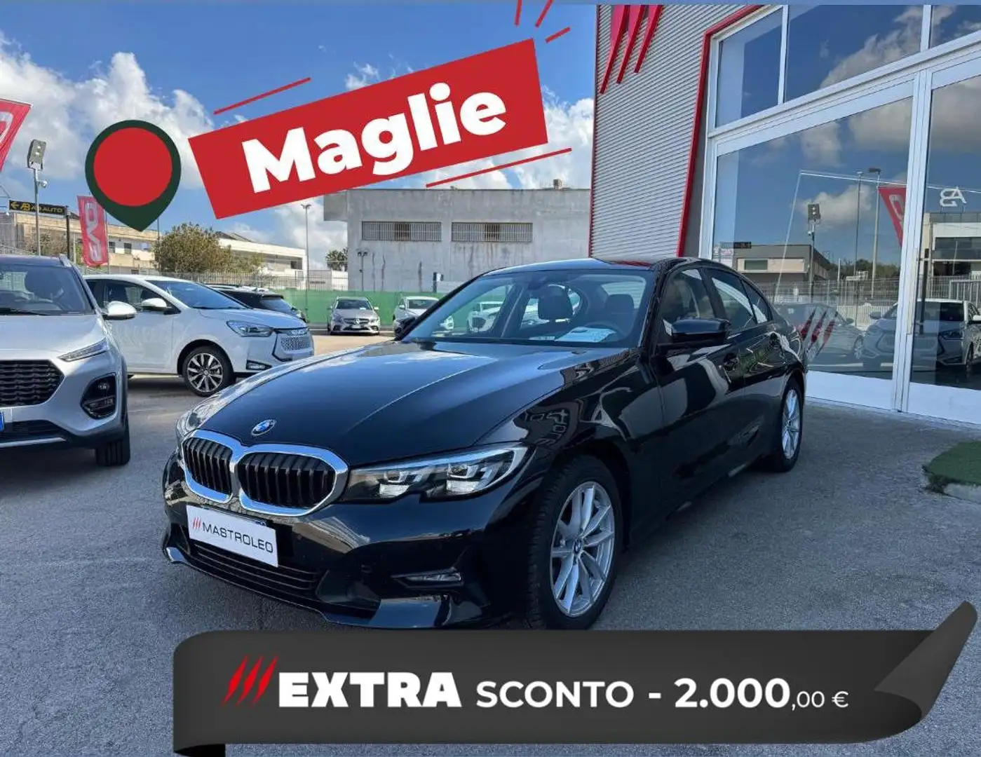 BMW 320 320d mhev 48V xdrive Business Advantage auto Grigio - 1