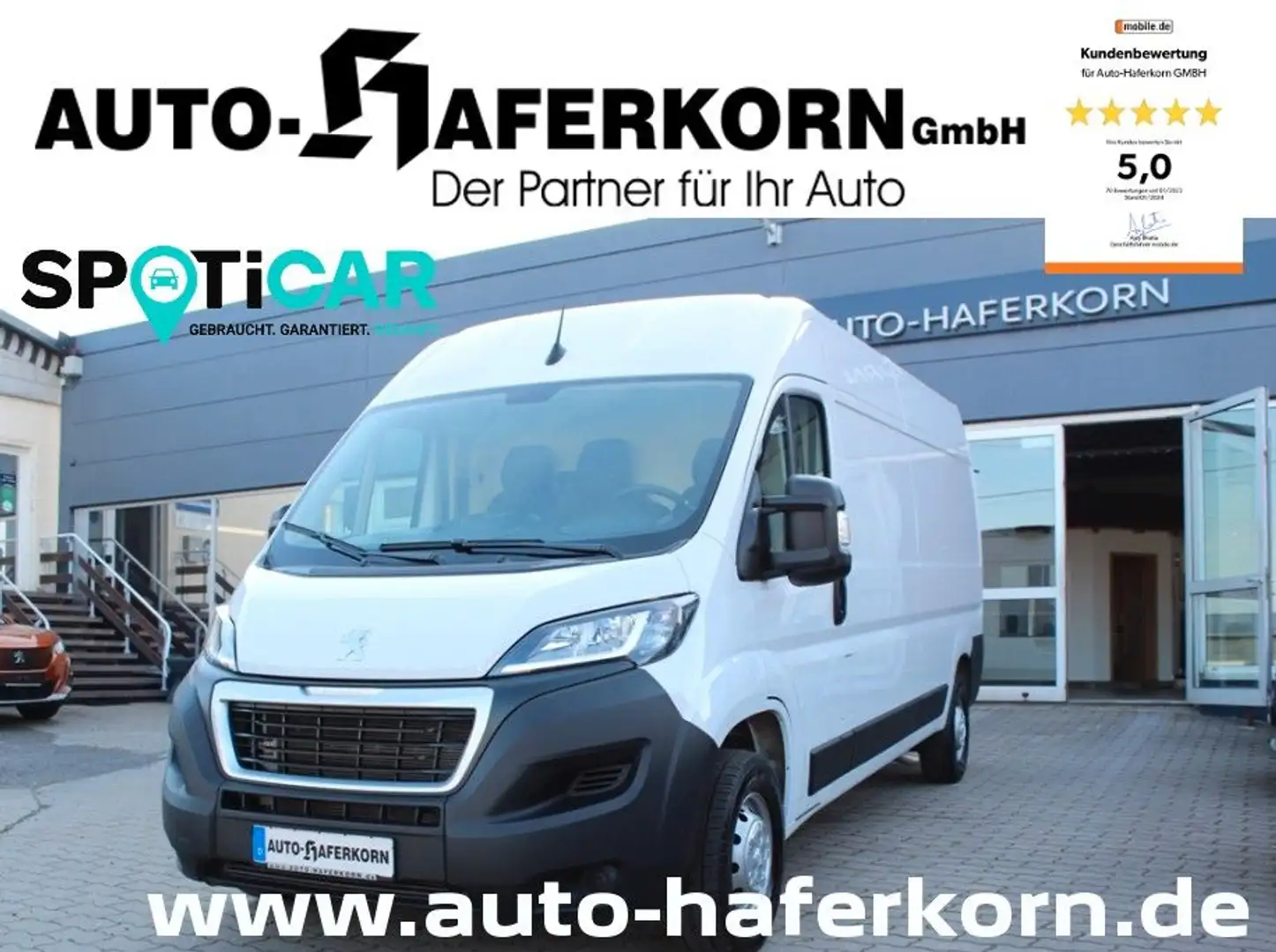 Peugeot Boxer KW L3H2 335 BlueHDi 140*HOLZBODEN* Weiß - 1