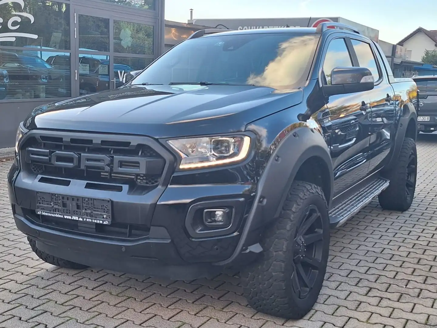 Ford Ranger Wildtrak 2,0 Höher Breiter 20" Stollen AHK Rollo Noir - 1