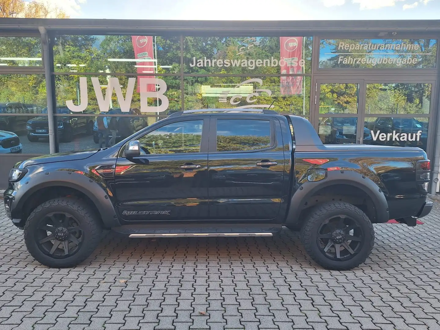 Ford Ranger Wildtrak 2,0 Höher Breiter 20" Stollen AHK Rollo Noir - 2