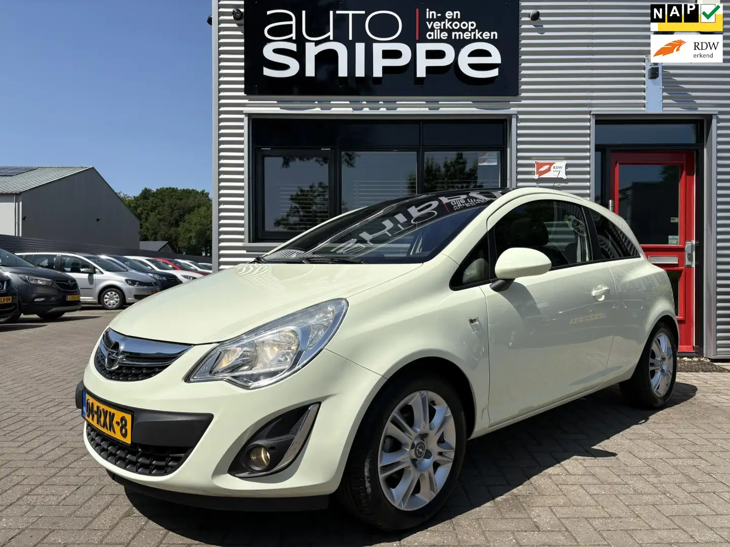 Opel Corsa 1.4-16V Cosmo -3DRS.-STOEL + STUURVERWARMING-CLIMA Groen - 1