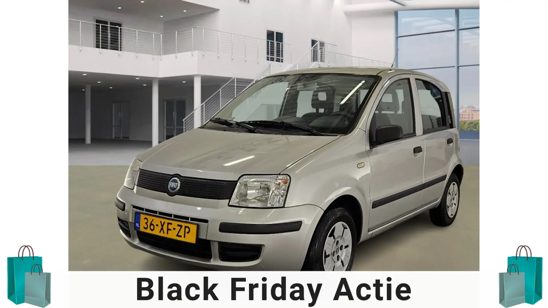 Fiat Panda 1.1 Active/LAAG KM/NAP Grau - 1