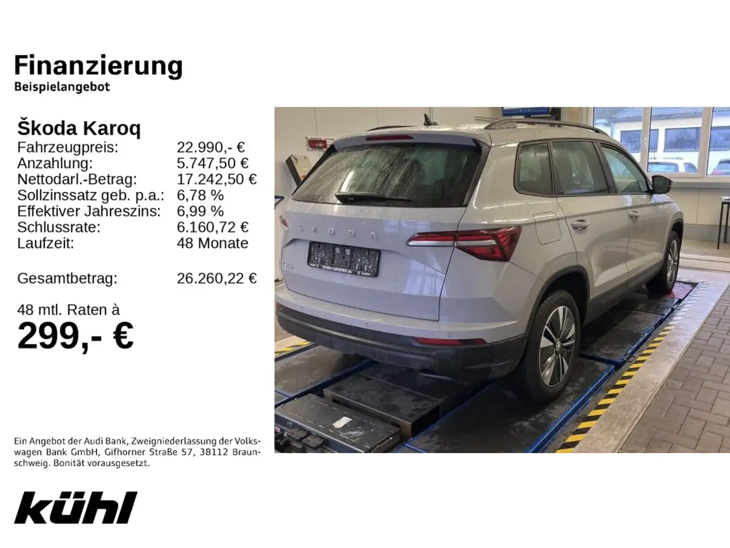 Skoda Karoq 1.0 TSI Tour LED/Kamera Grau - 2