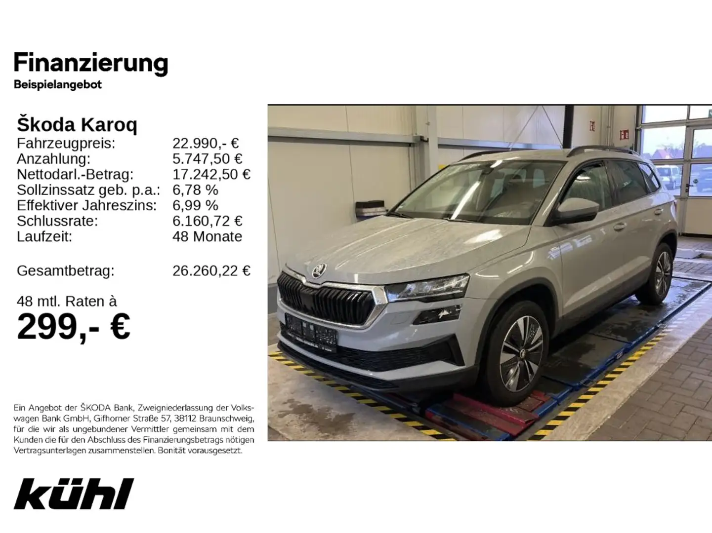 Skoda Karoq 1.0 TSI Tour LED/Kamera Grau - 1
