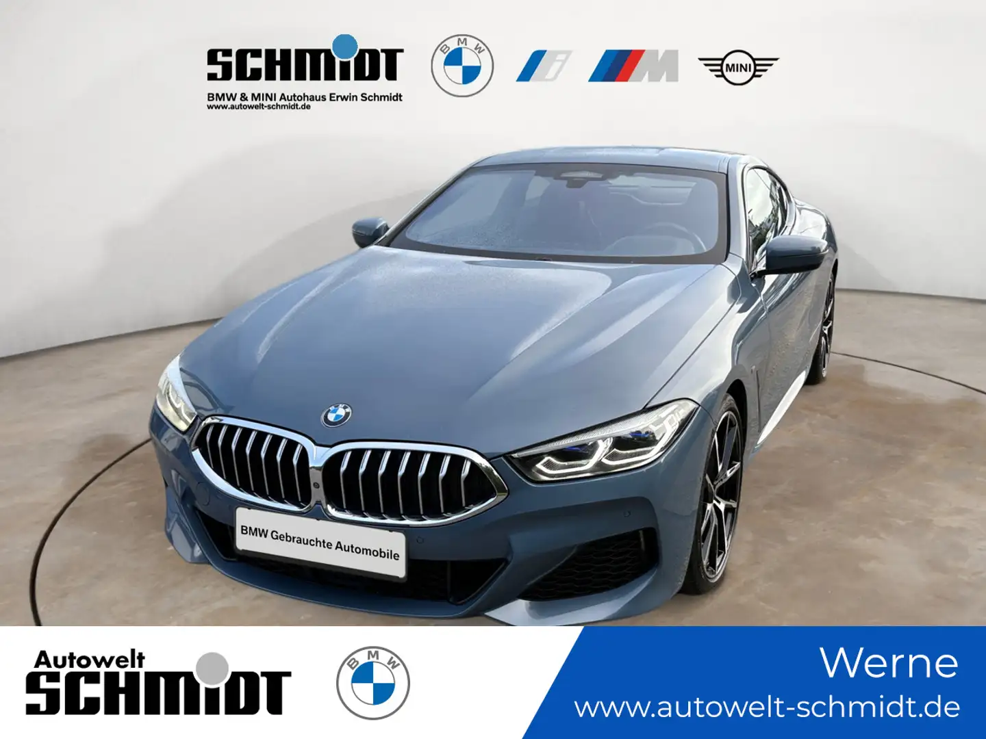 BMW 840 d xDrive Coupe M Sportpaket + GARANTIE Bleu - 1