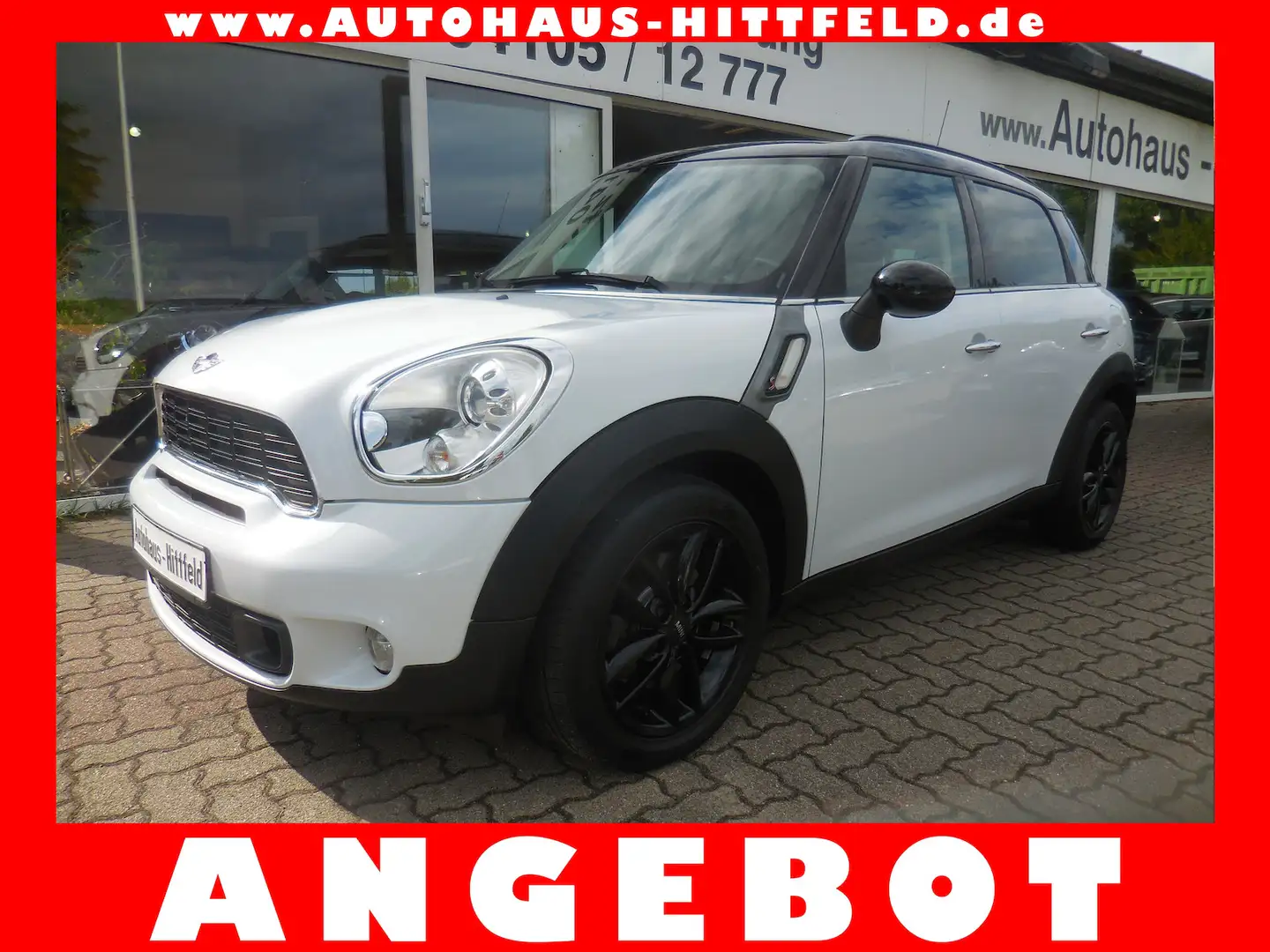 MINI Cooper S Countryman Klimaaut Pano Xenon 17Alus White - 1