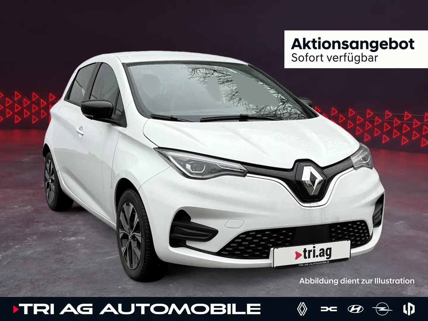 Renault ZOE Zoe Evolution EV50 110hp Klimaautomatik Keyless Білий - 1