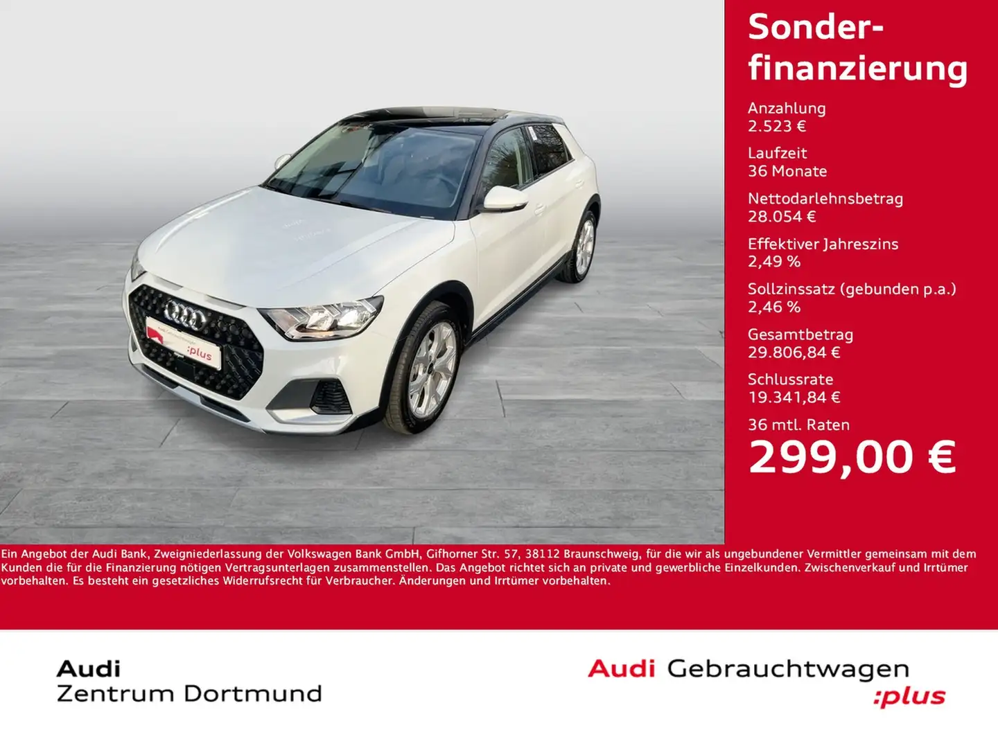 Audi A1 allstreet 35 NAVIGATION SPORTSITZE ACC Weiß - 1
