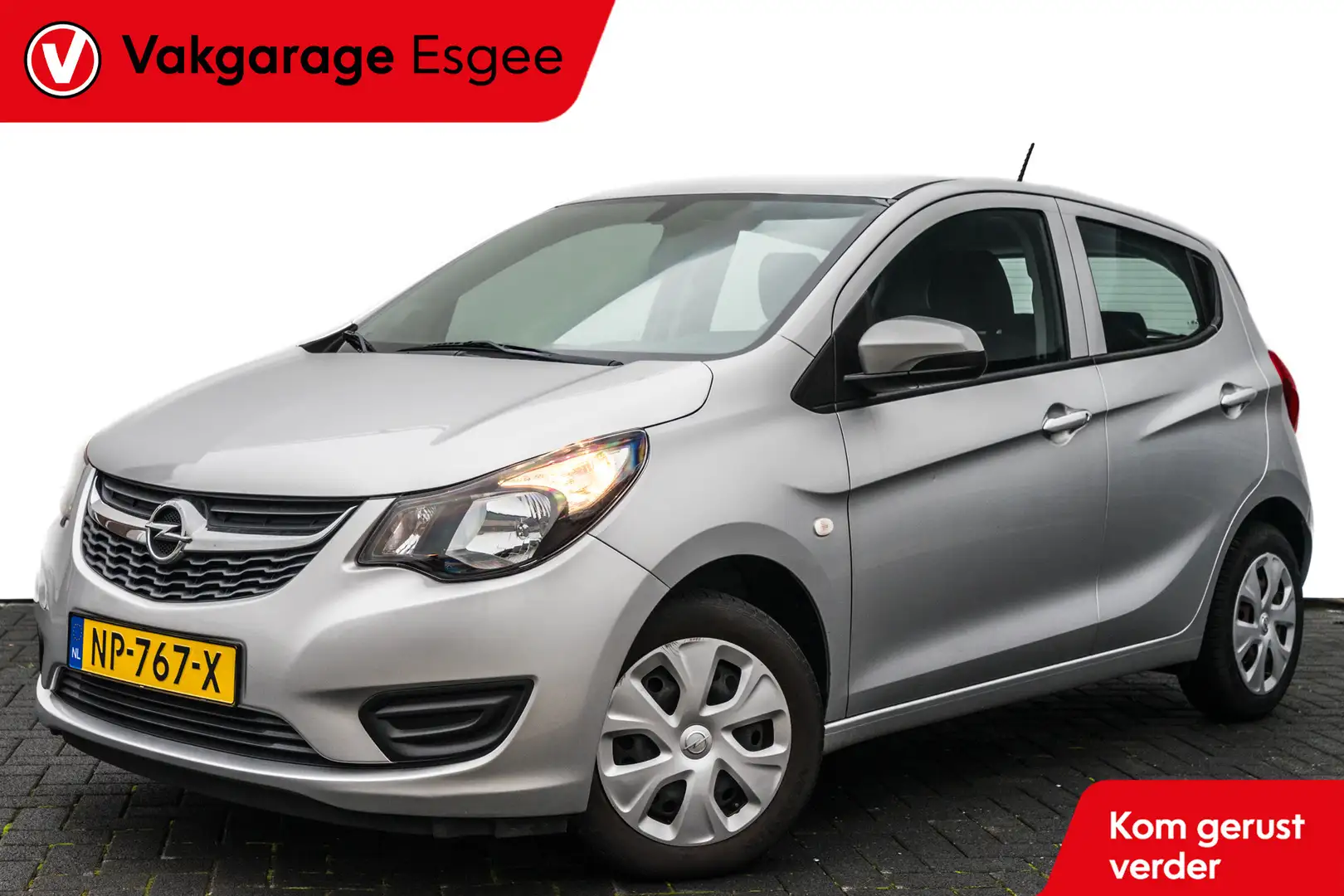 Opel Karl 1.0 75 PK ecoFLEX Edition | 37.700 KM | Trekhaak | Grau - 1