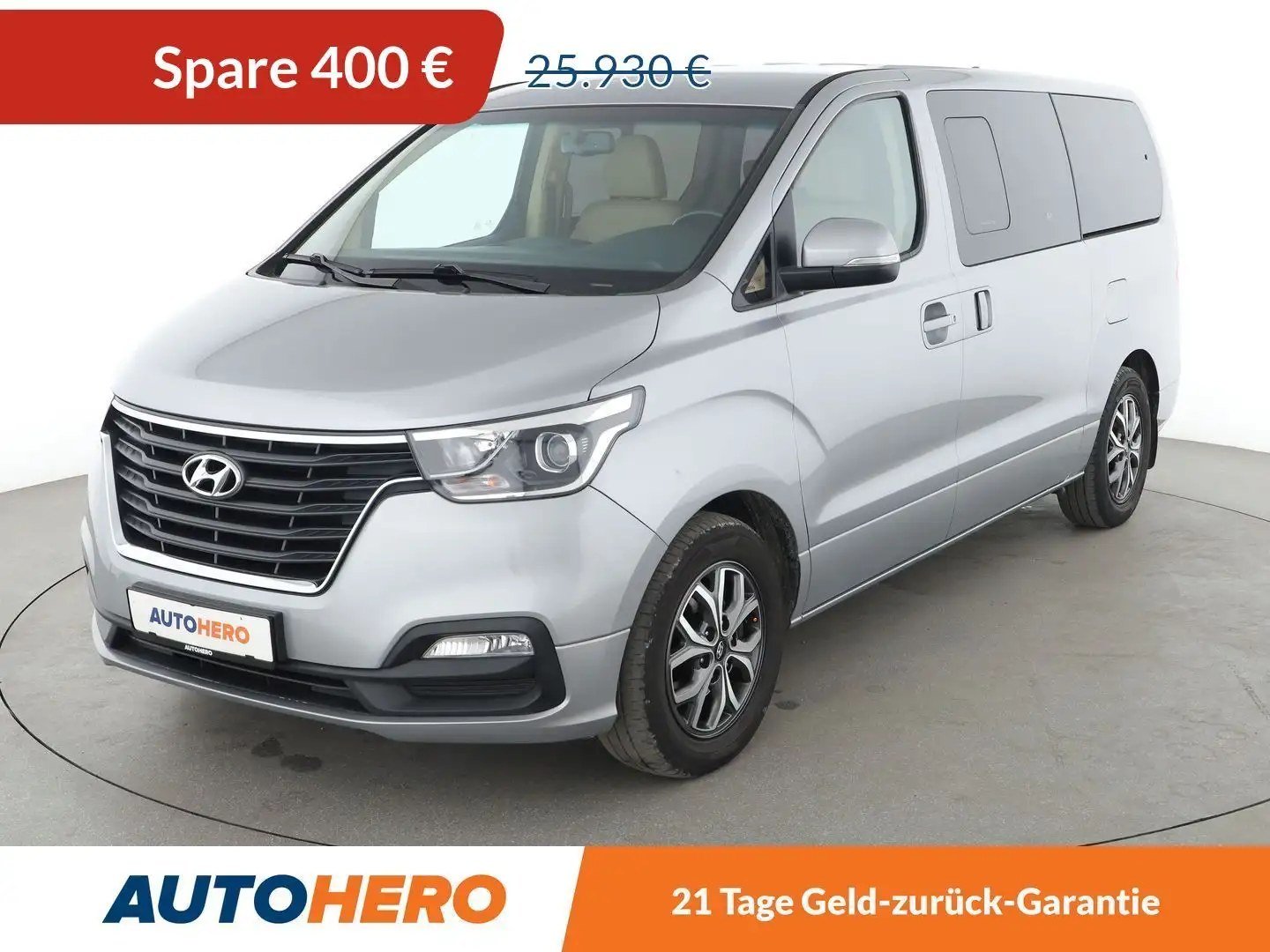 Hyundai H-1 2.5 CRDi Travel Premium Aut.*NAVI*TEMPO*CAM* Plateado - 1