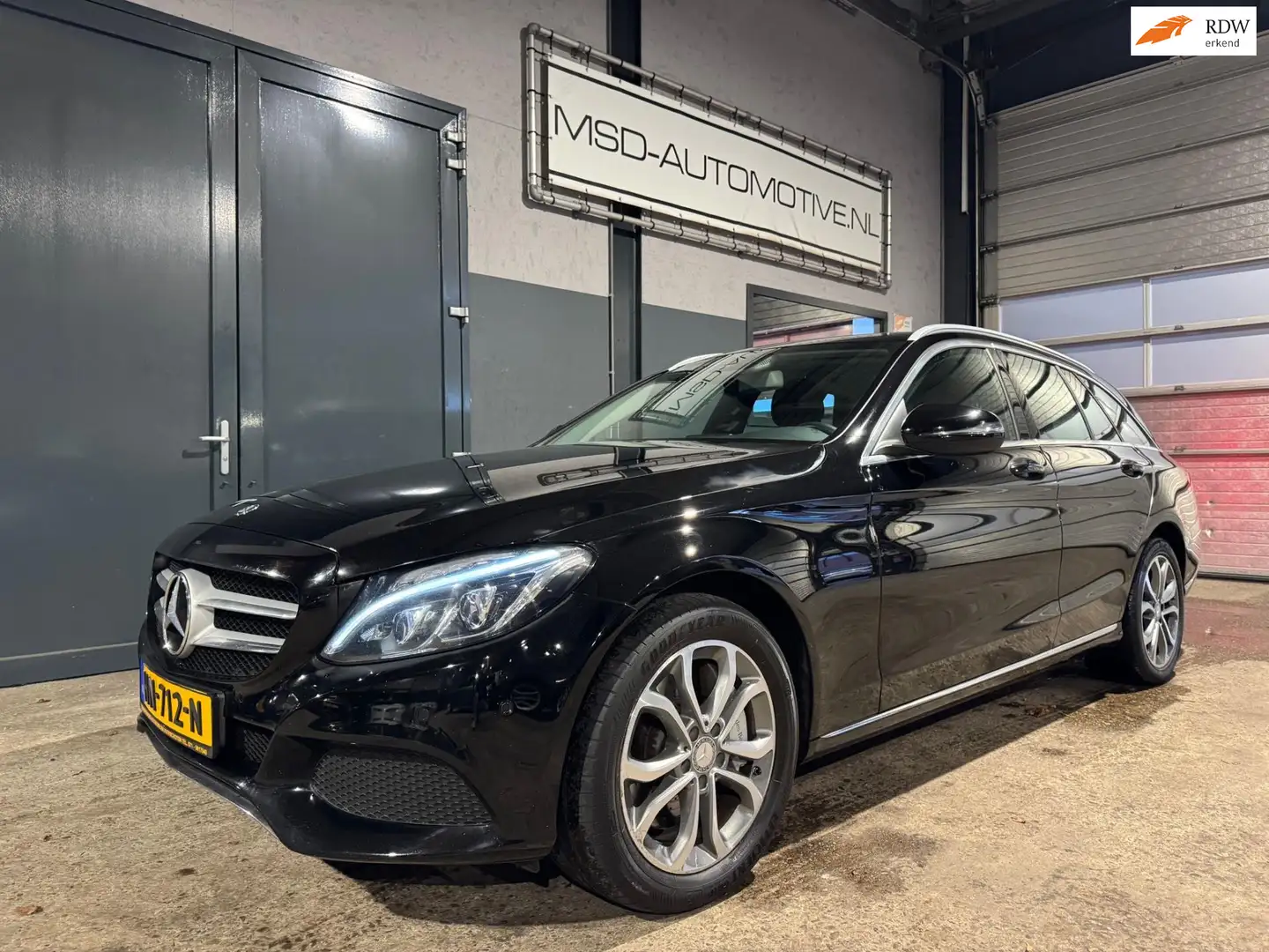 Mercedes-Benz C 350 Estate e Lease Edition Leer Navigatie NAP Schwarz - 1
