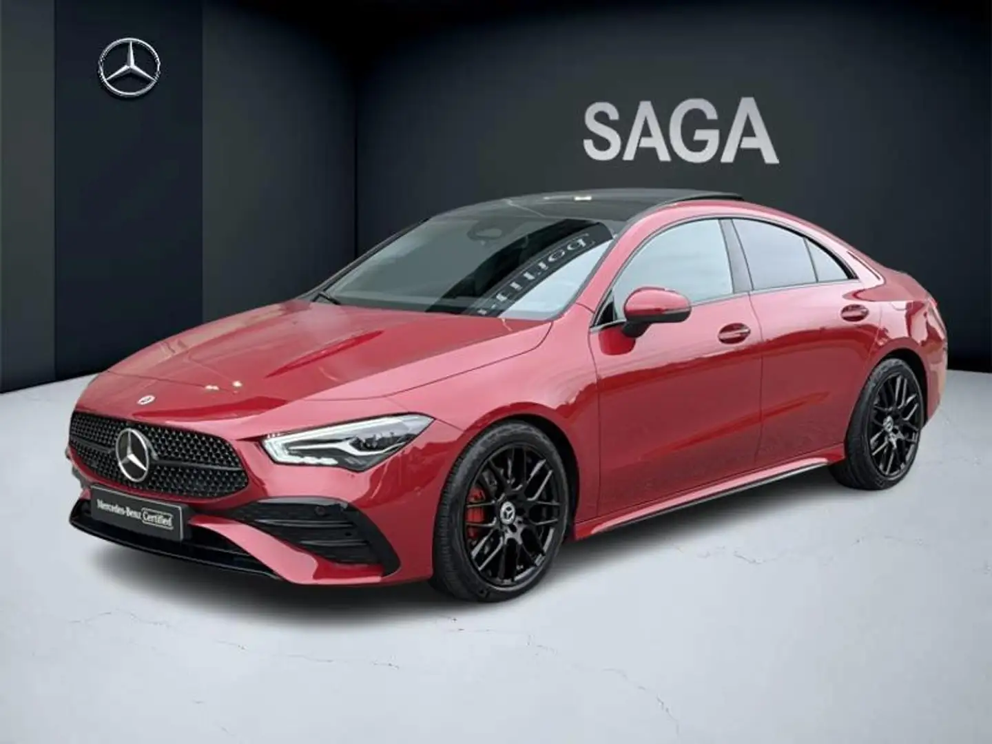 Mercedes-Benz CLA 180 Coupé AMG Pack Night Pano Facelift Rouge - 1