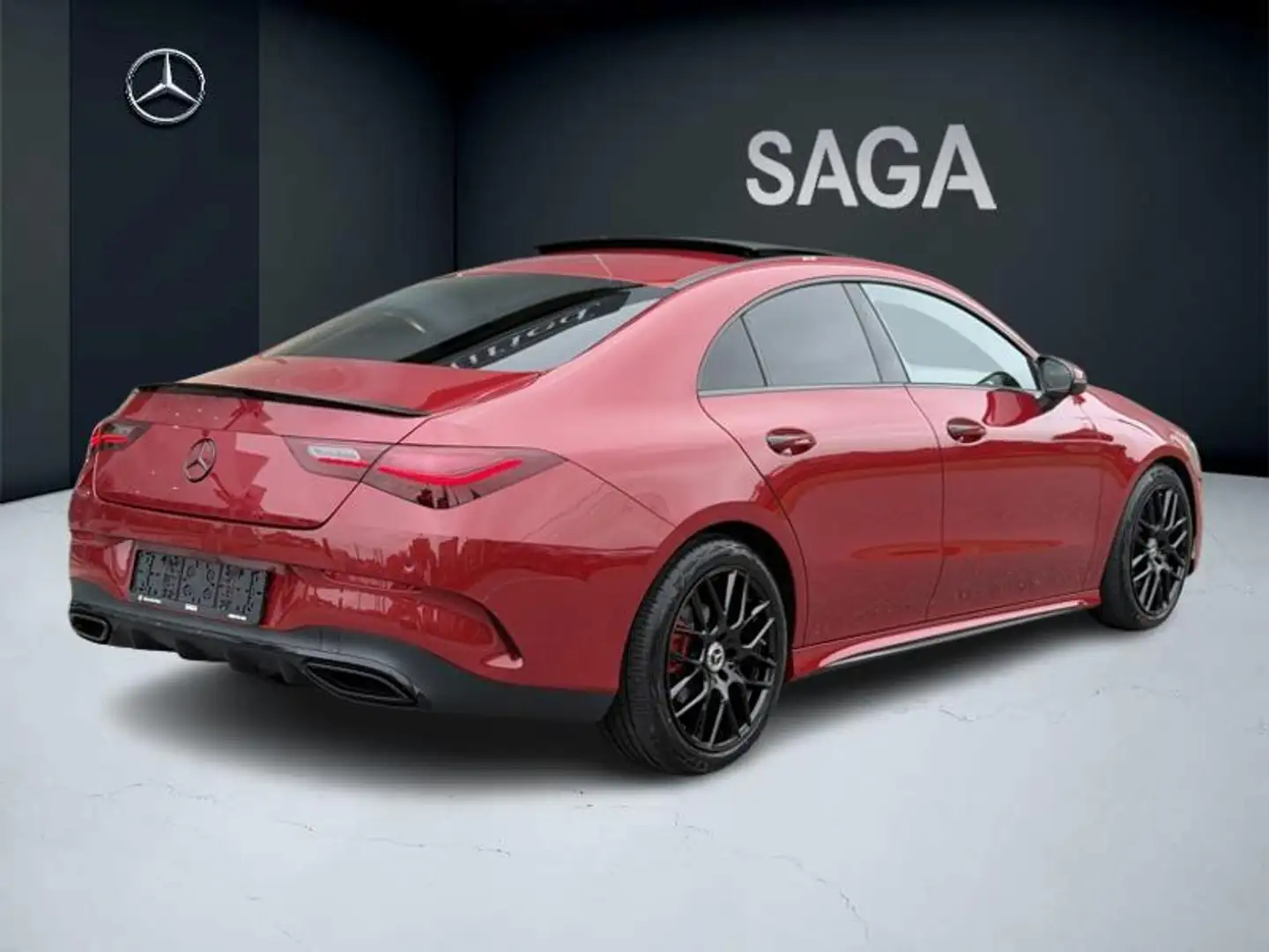 Mercedes-Benz CLA 180 Coupé AMG Pack Night Pano Facelift Rouge - 2