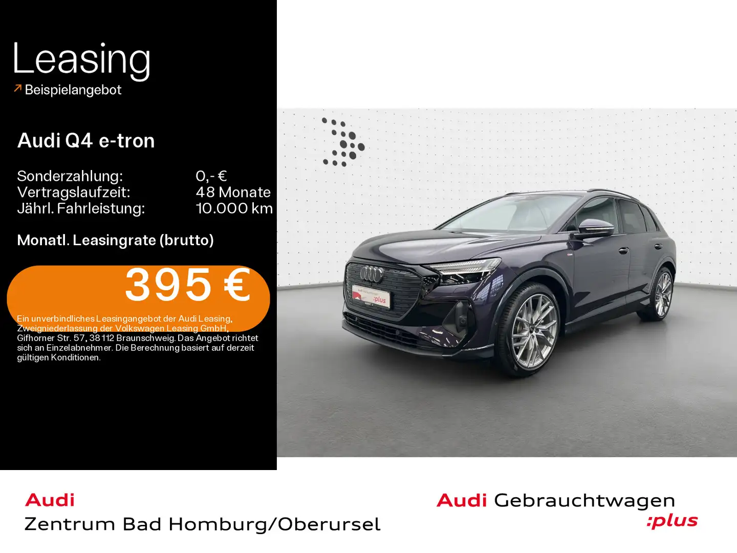 Audi Q4 e-tron 35 S line*Navi*Matrix*SONOS*HUD*PDC*Vi Violett - 1