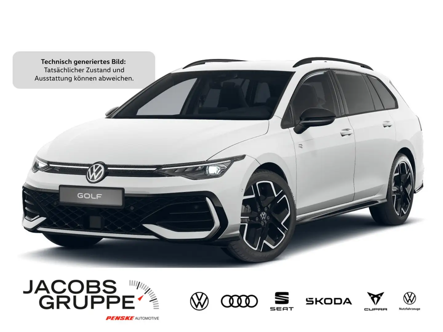 Volkswagen Golf VIII Variant 2.0 TDI R-Line "Black Style" Weiß - 1