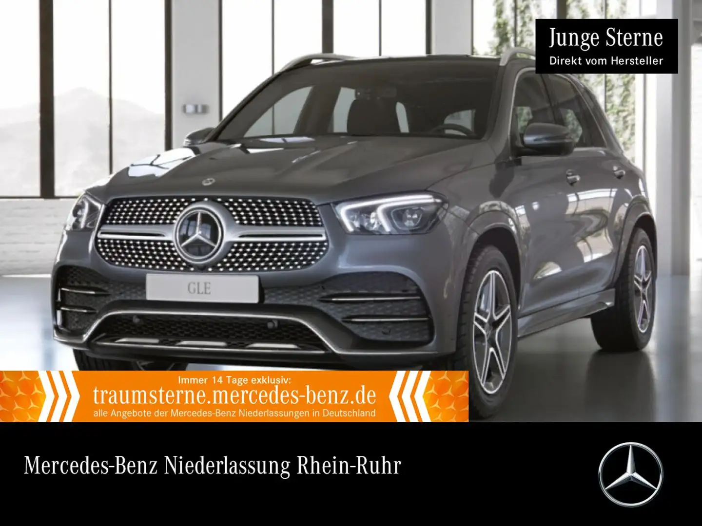 Mercedes-Benz GLE 350 de 4M AMG+EXCLUSIVE+PANO+360+LED+FAHRASS Grau - 1