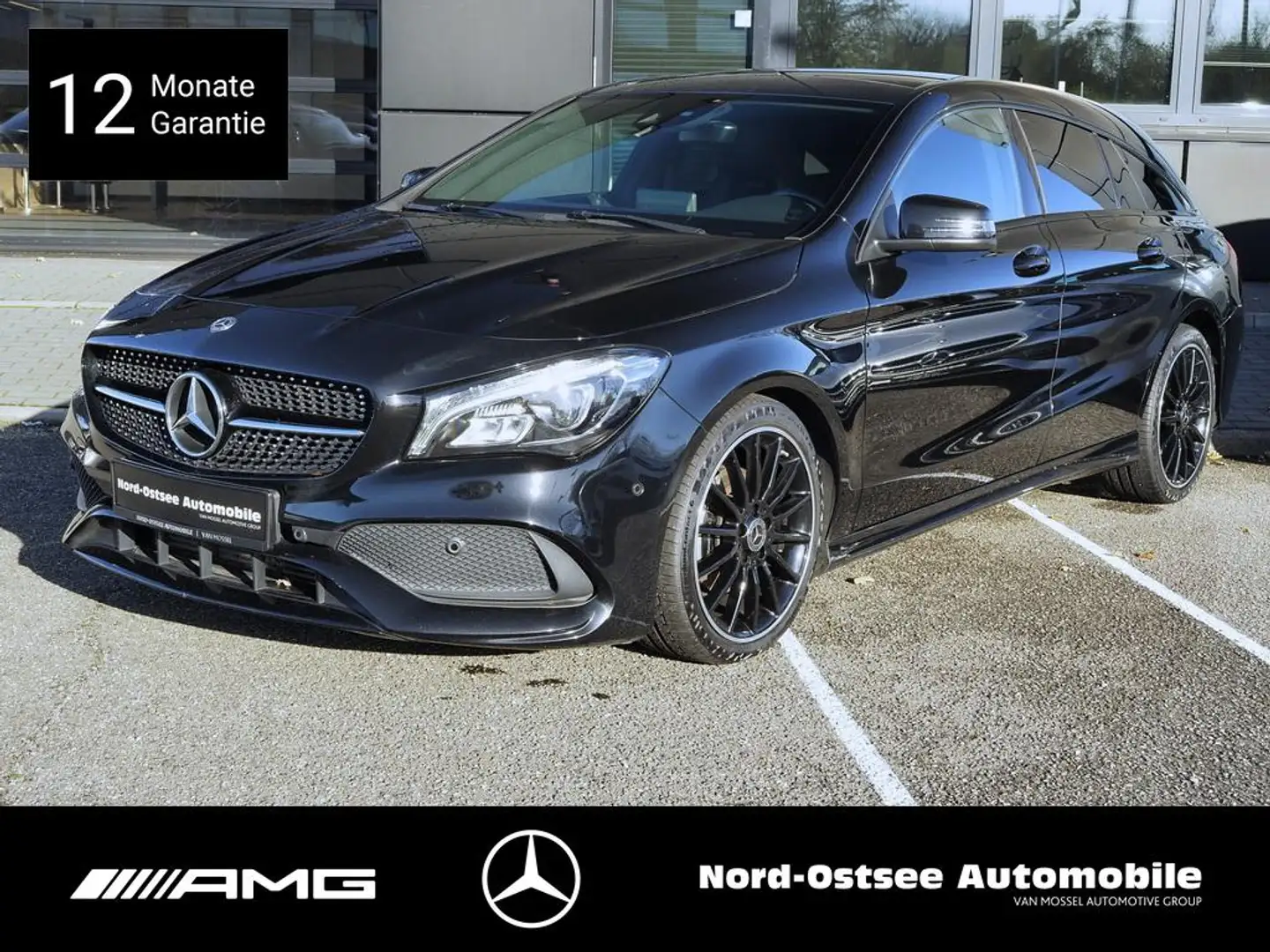 Mercedes-Benz CLA 180 SB AMG NIGHT LED PANO AMBIENTE SITZHZG Schwarz - 1