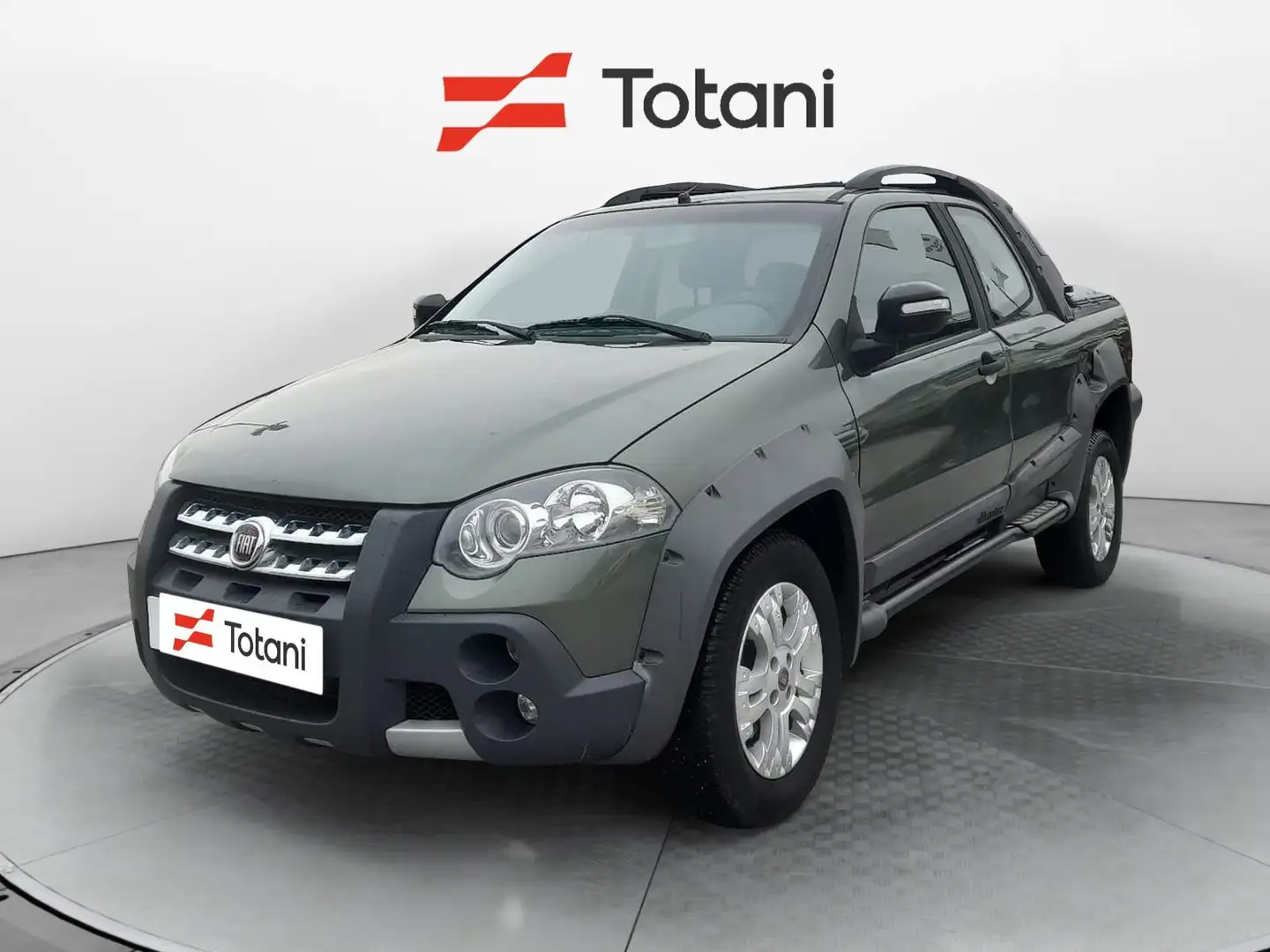 Fiat Strada 2012 1.3 mjt Adv. 95cv doppia E5+(E5) Grün - 1